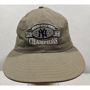 Vintage New Era Yankees 1999 World Series Champions Cap  Made In The USA